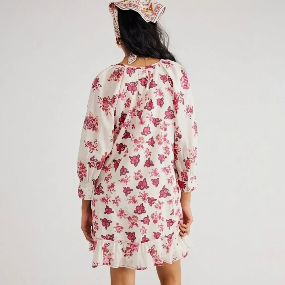 Free People Camella Mini Dress in White Sz XS NWOT
